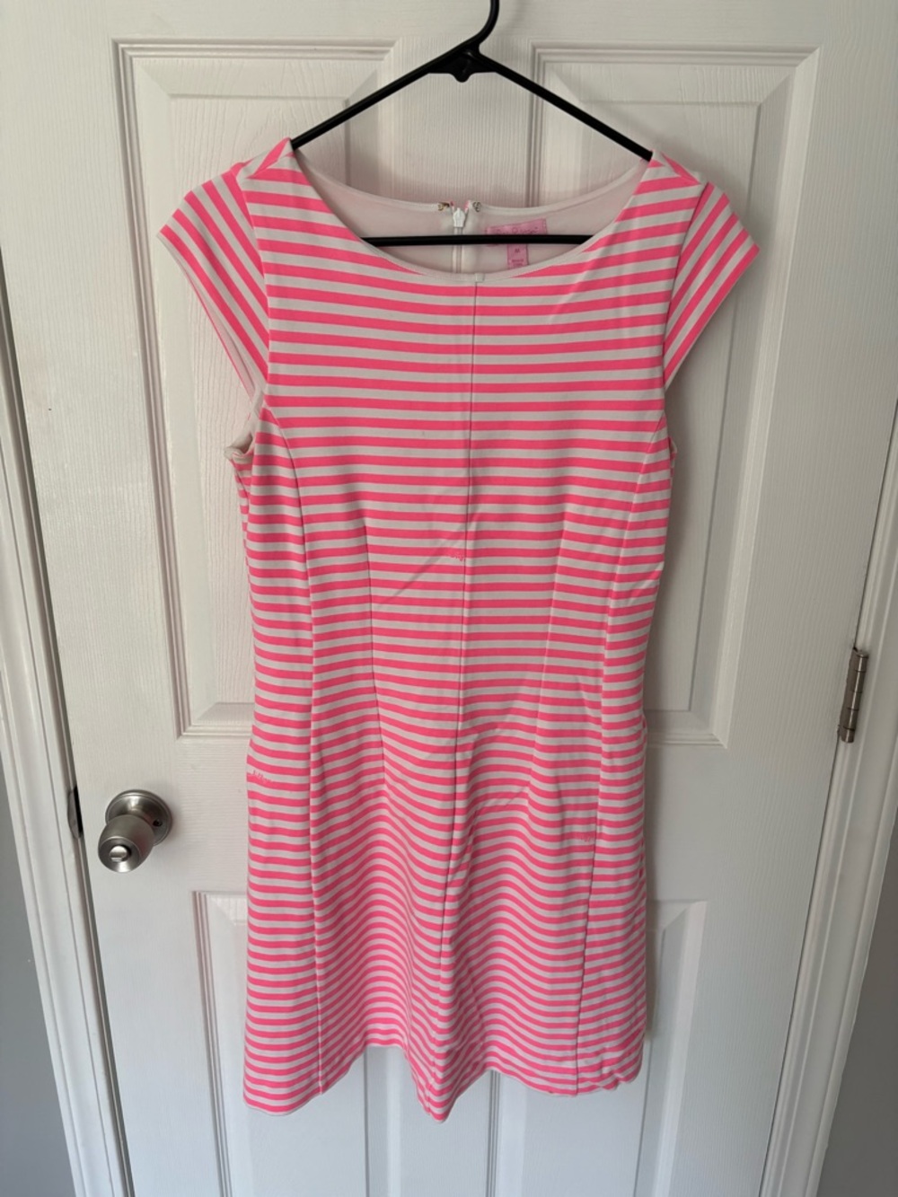 Lilly Pulitzer Pink and White Striped Dress